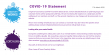 COVID -19 Statement