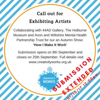 Call Out for Exhibiting Artists – Deadline extended