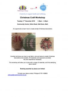 Christmas Craft Workshop